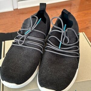 Vessi storm black- cityscape classic Woman’s Sneakers, size 10 women’s - worn 2